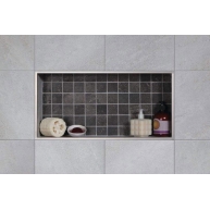 Bathroom Schlüter Systems - Rectangular niche with prefabricated bathroom shelf of 305x508x89 cm