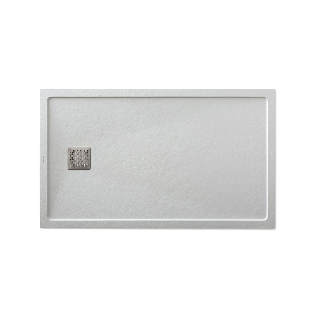Photo of Rectangular shower tray 140x80 Ares Stone Nox Pearl