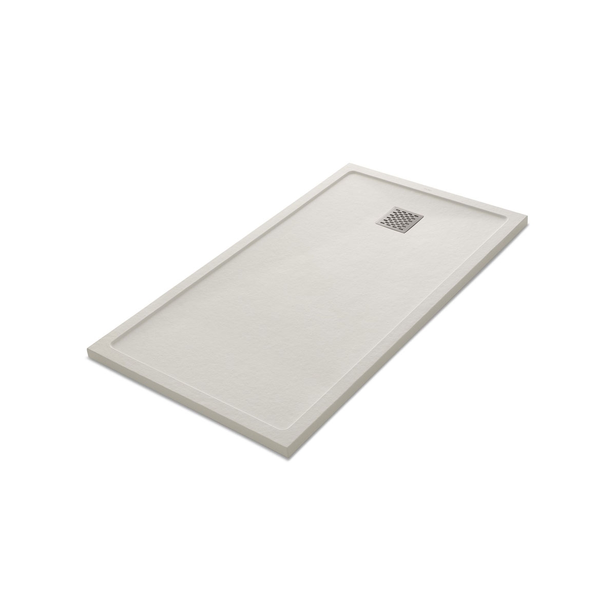 Receveur de douche rectangulaire 140x80 Ares Stone Nox Ivory - McBath