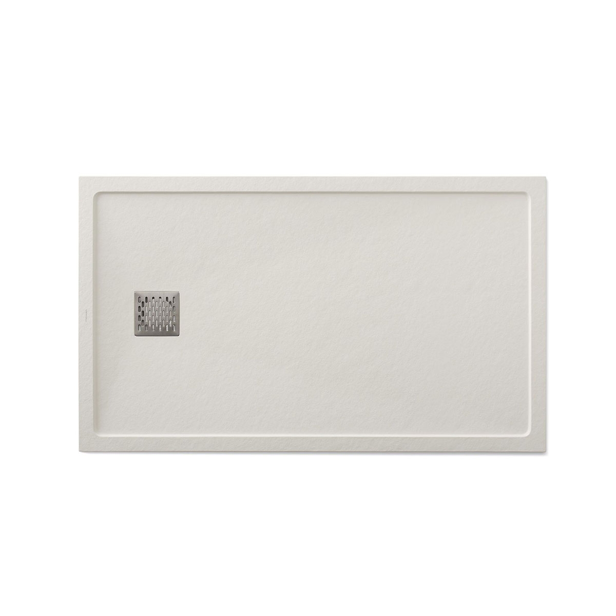 Photo of Rectangular shower tray 140x80 Ares Stone Nox Ivory