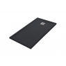Plato de ducha rectangular 140x80 Ares Stone Nox Grafito - McBath