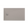 Foto de Plato de ducha rectangular 140x80 Ares Stone Nox Fango