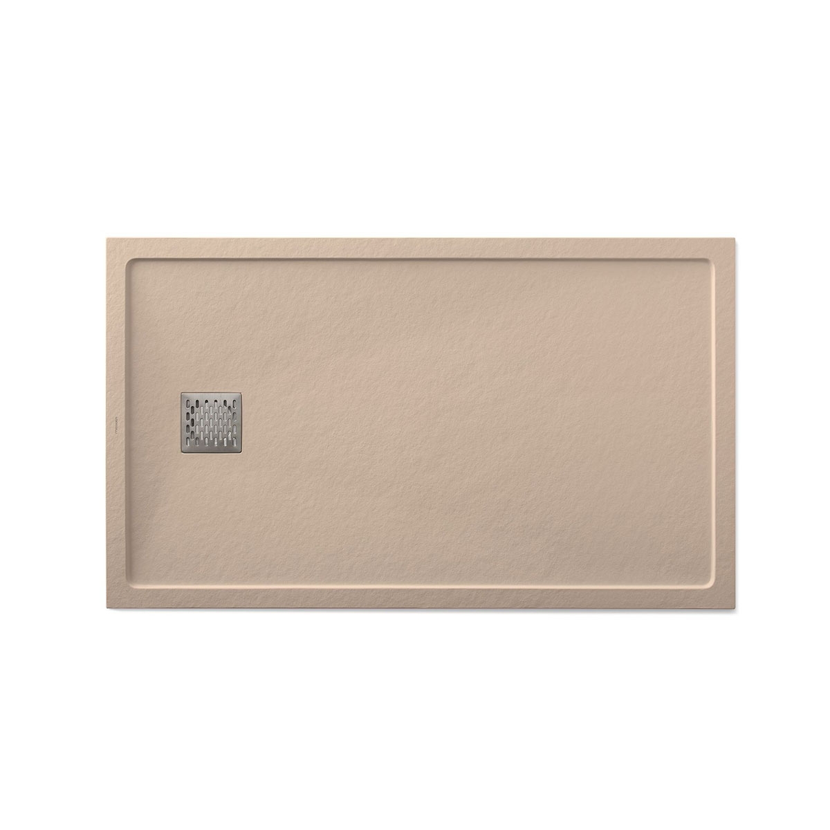 Foto da base de duche retangular 140x80 Ares Stone Nox Cappuccino
