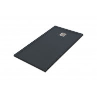 Rechteckige Duschschale 140x80 Ares Stone Nox Anthrazit - McBath