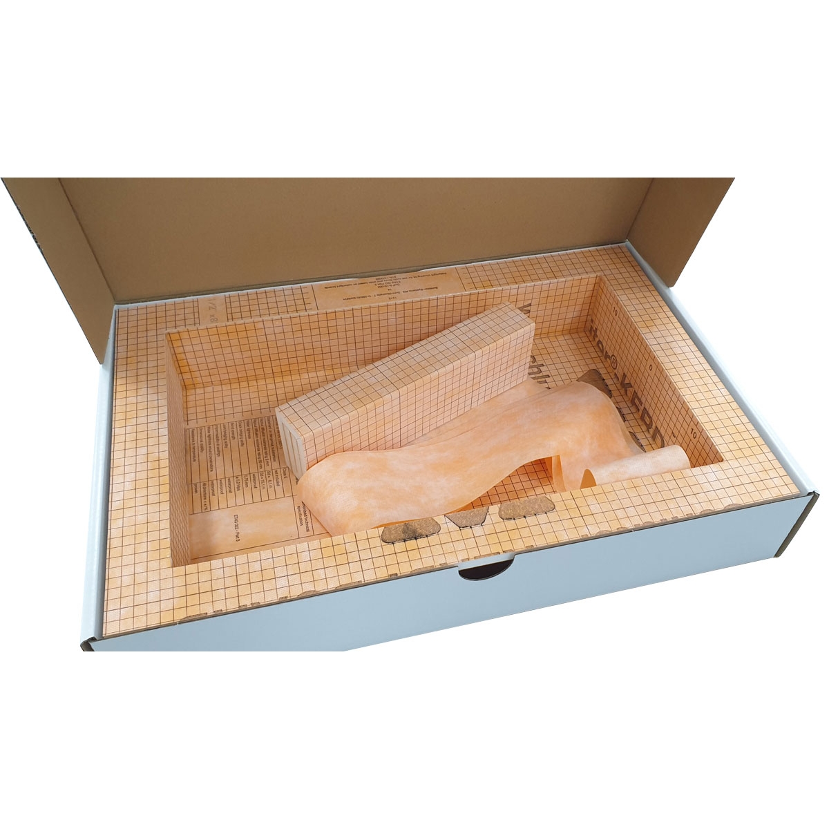 Inside niche box with shelf