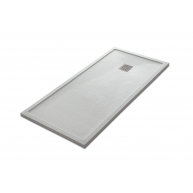 Rechteckige Duschwanne 160x80 Ares Stone Nox Pearl - McBath