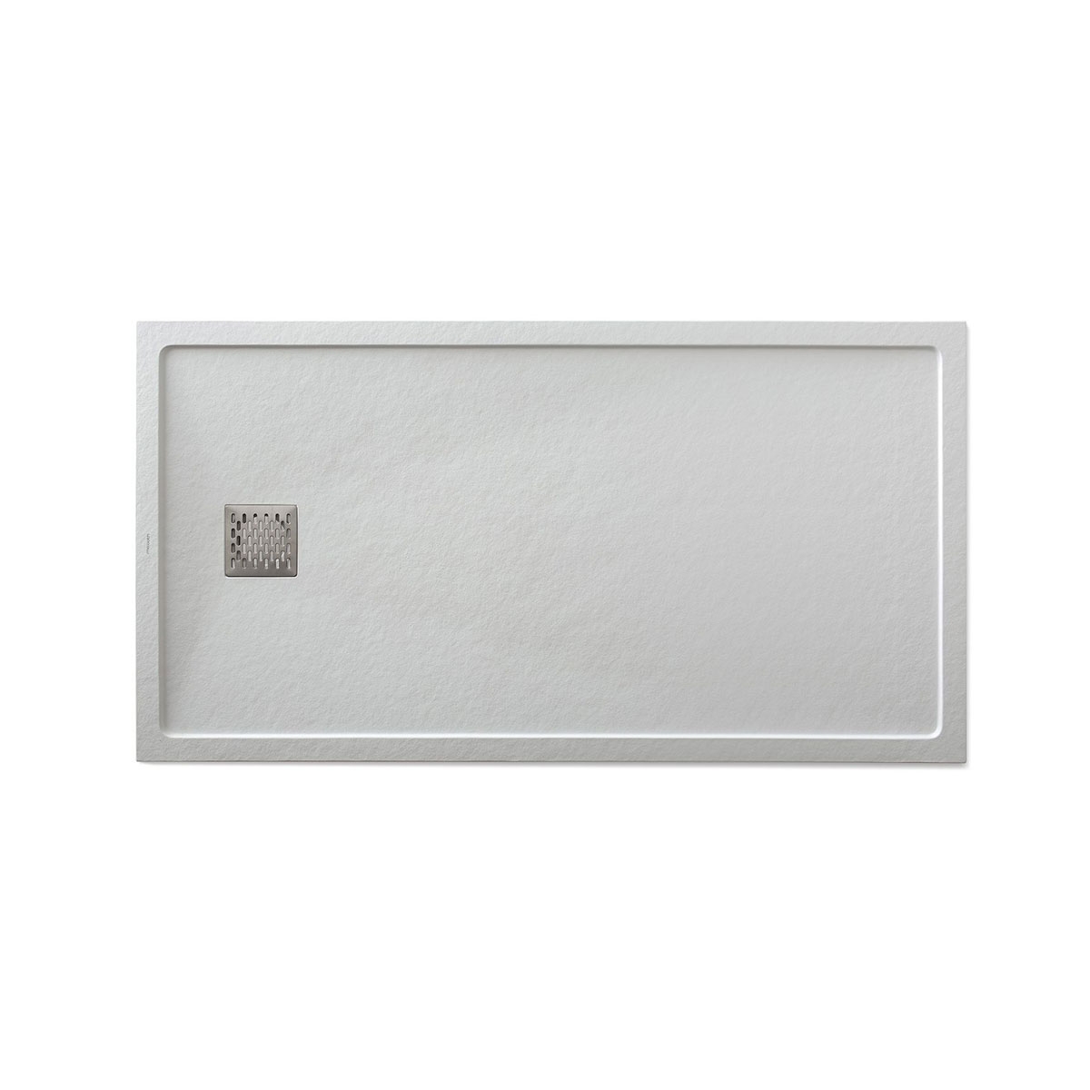 Photo of Rectangular shower tray 160x80 Ares Stone Nox Pearl
