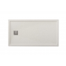 Photo of Rectangular shower tray 160x80 Ares Stone Nox Ivory