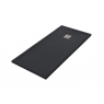 Rechteckige Duschwanne 160x80 Ares Stone Nox Graphite - McBath