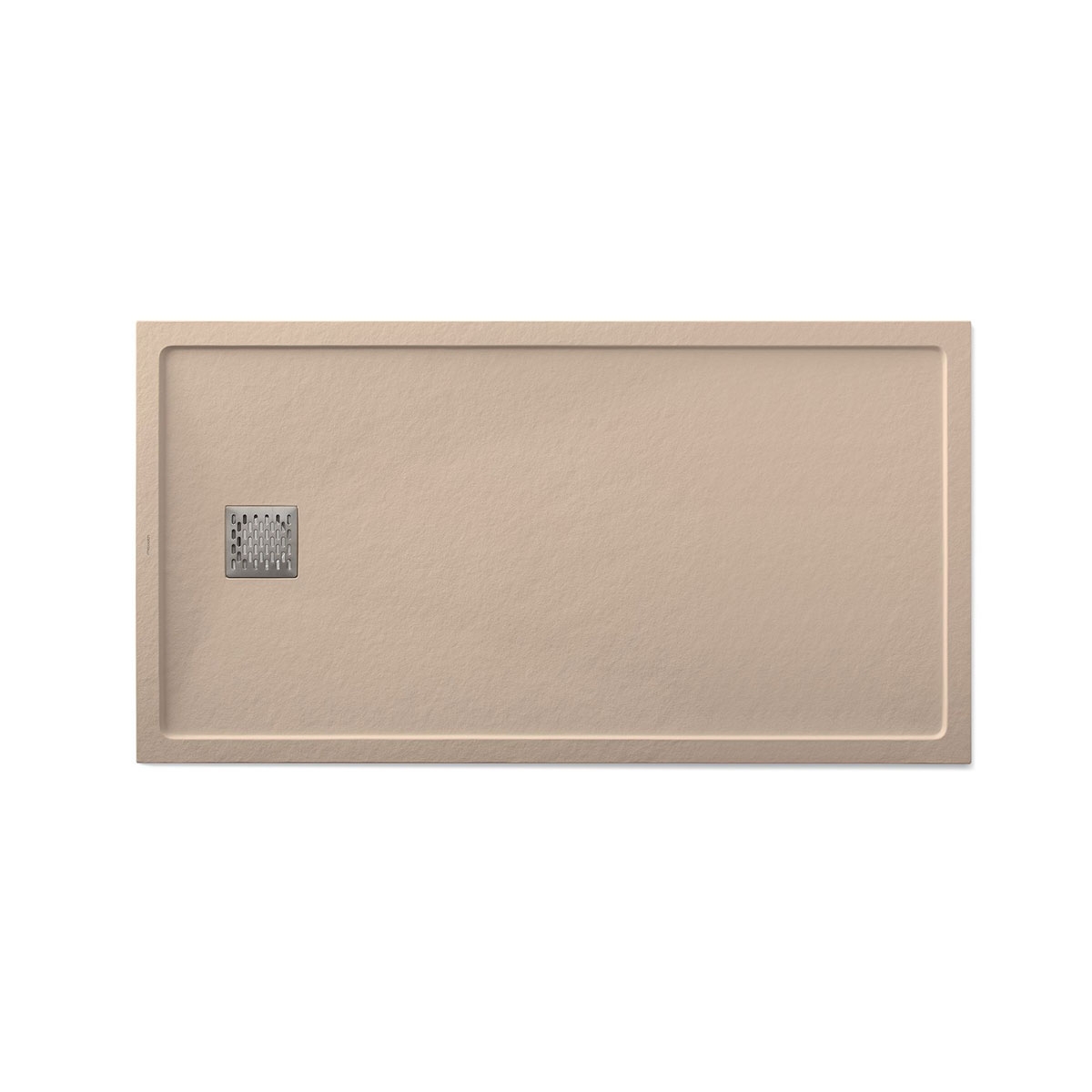 Foto des rechteckigen Duschbeckens 160x80 Ares Stone Nox Cappuccino