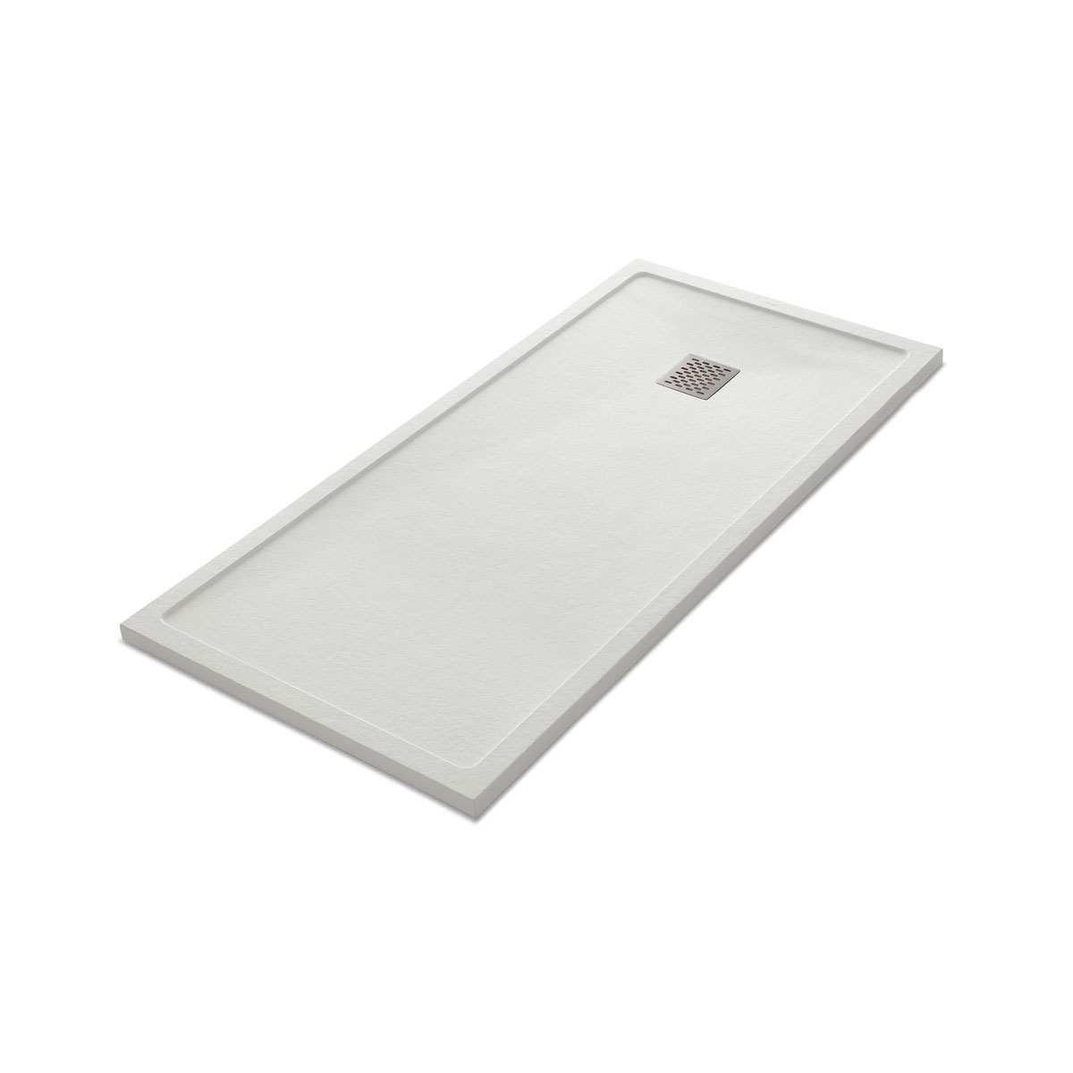 Base de duche retangular Ares Stone Nox White 160x80 - McBath