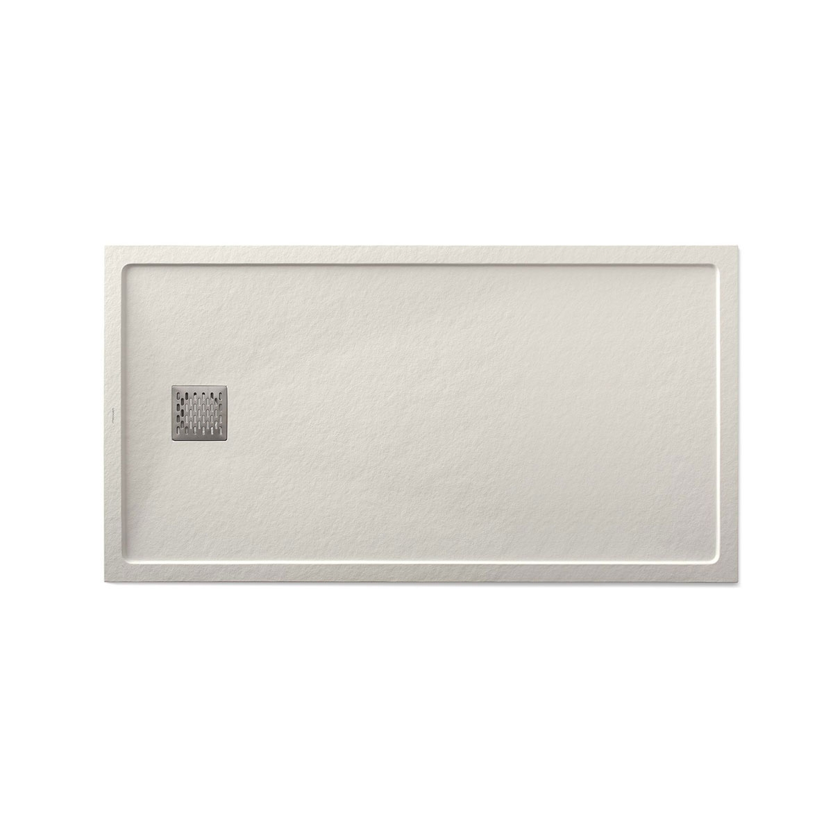 Photo of Rectangular shower tray 160x80 Ares Stone Nox Beige