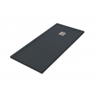 Ares Stone Nox Anthrazit rechteckige Duschschale 160x80 - McBath