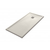 Receveur de douche rectangulaire 160x80 Ares Stone Nox Beige - McBath