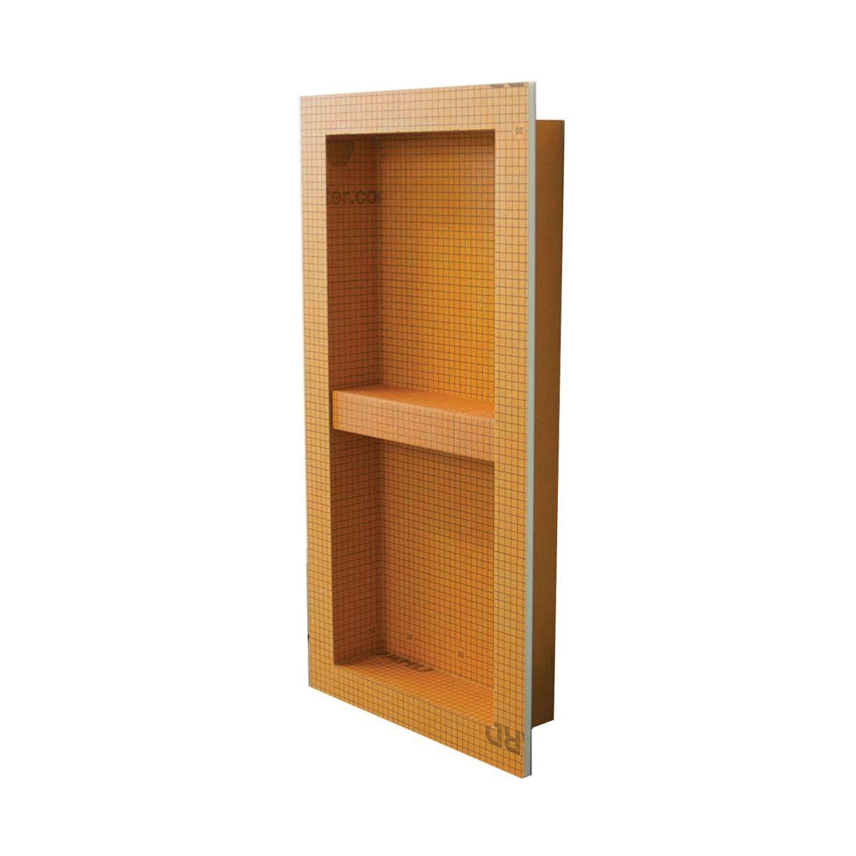 Hornacina rectangular con estante para baño prefabricada de 30.5