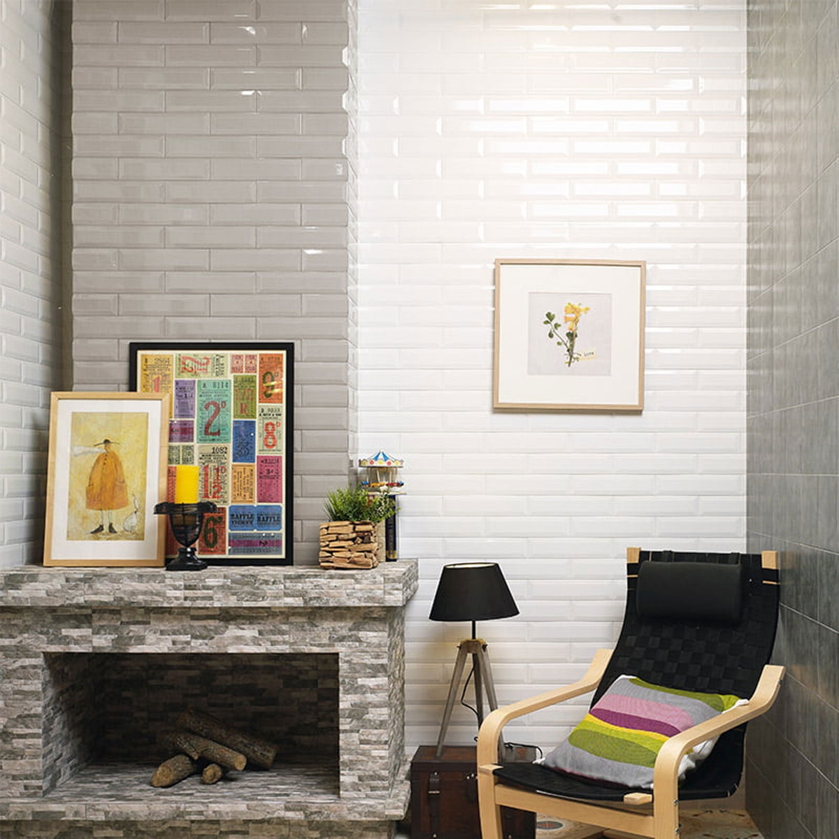 Luneta Settecento branco brilhante 7.5x30