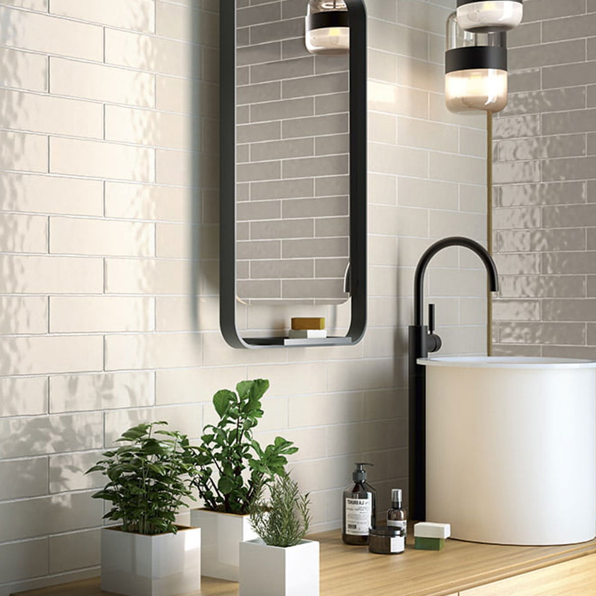 Enduit Mainzu petit format - Original Vision Ivory 7,5x30 cm