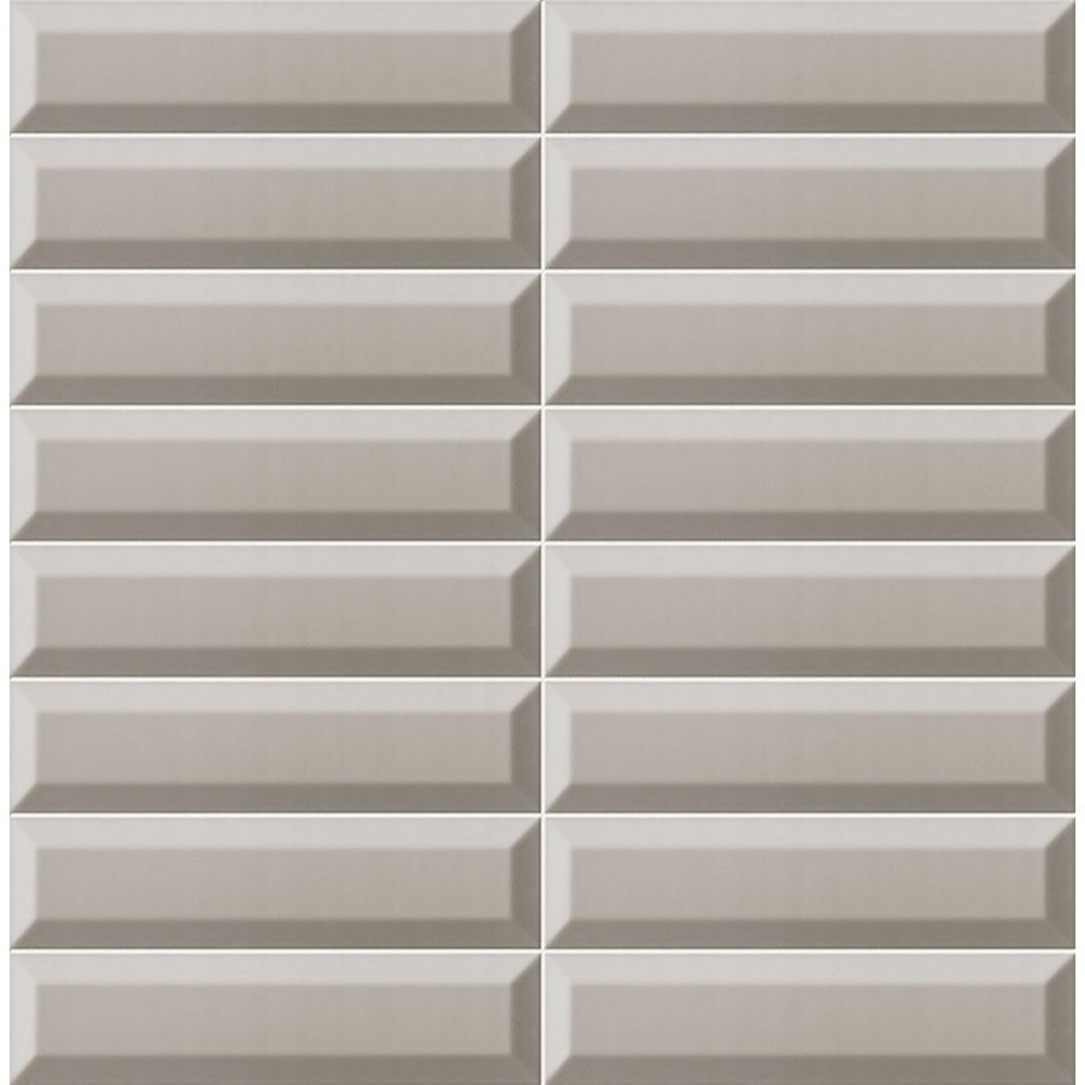 Settecento lunette-gris brillant 7.5x30