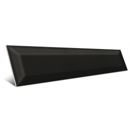 Settecento bissel negro brillo 7.5x30 cm (caja 1 m2)