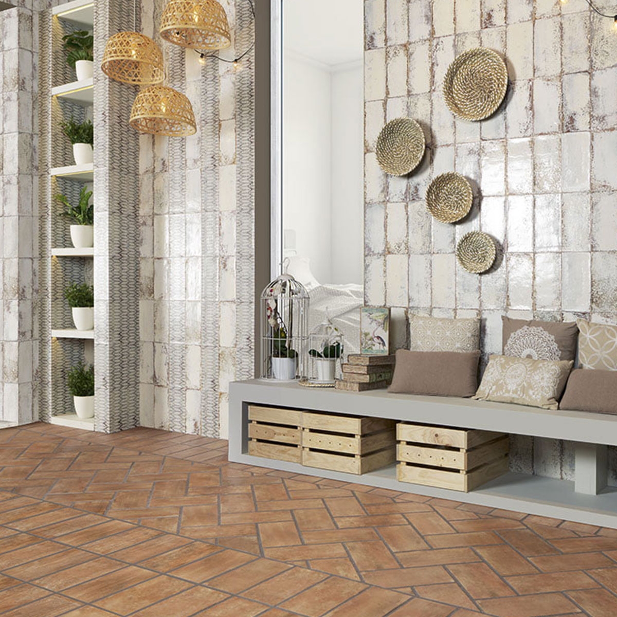 Small format Mainzu cladding - Atelier White 15x30 cm