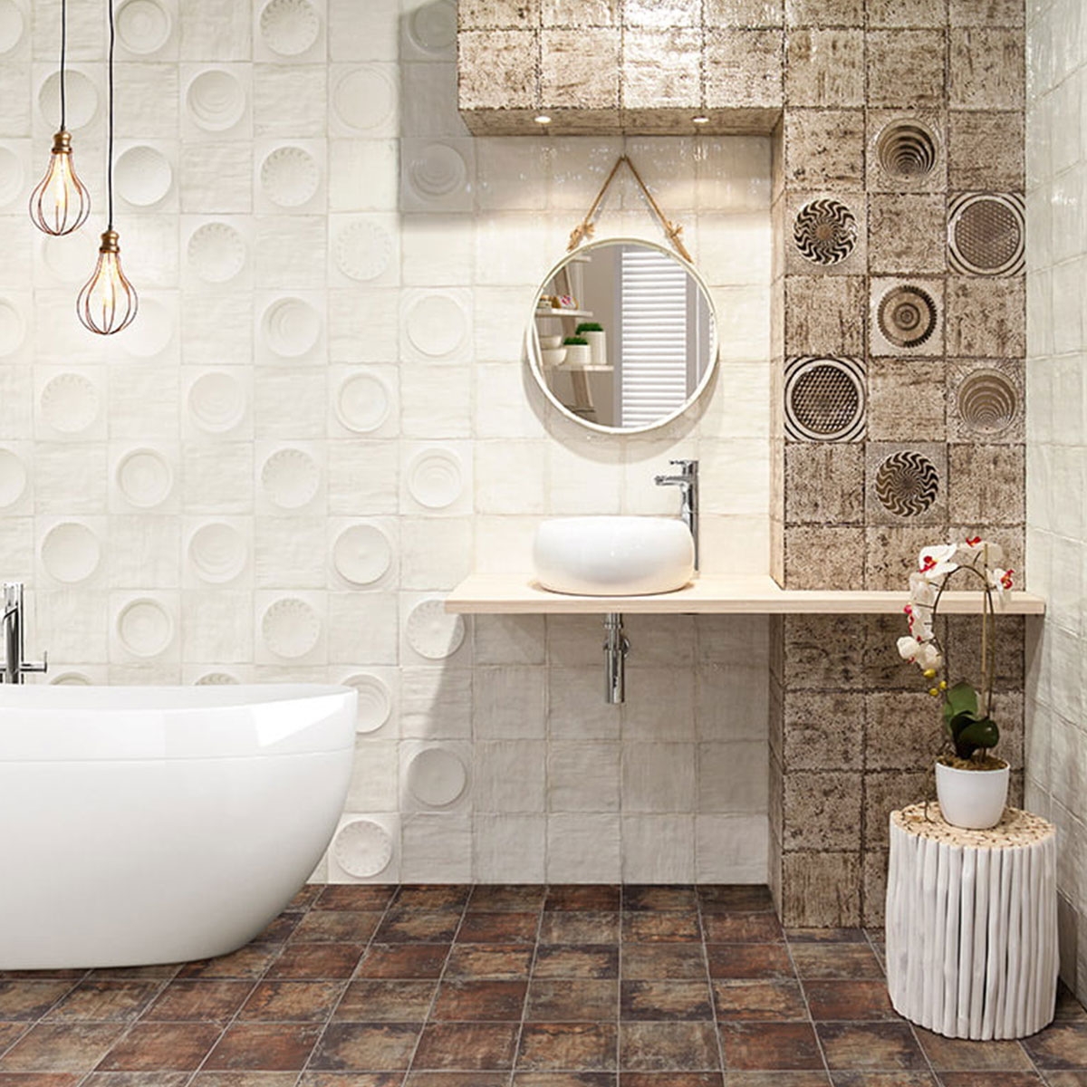 Mainzu - Collection Artigiano par Mainzu - Formes Nacar 20x20 cm