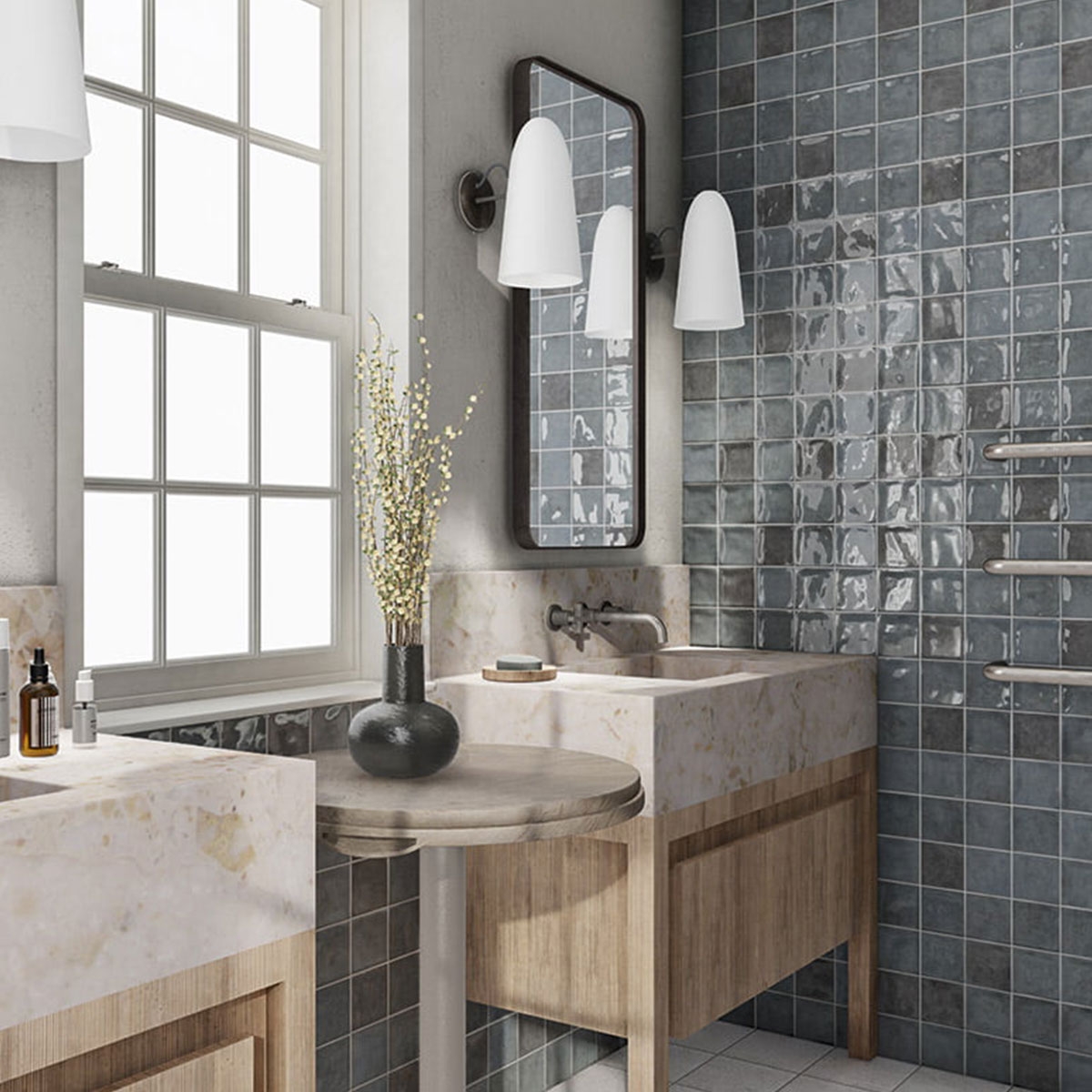 Dix Chaouen Notte 20x20 cm