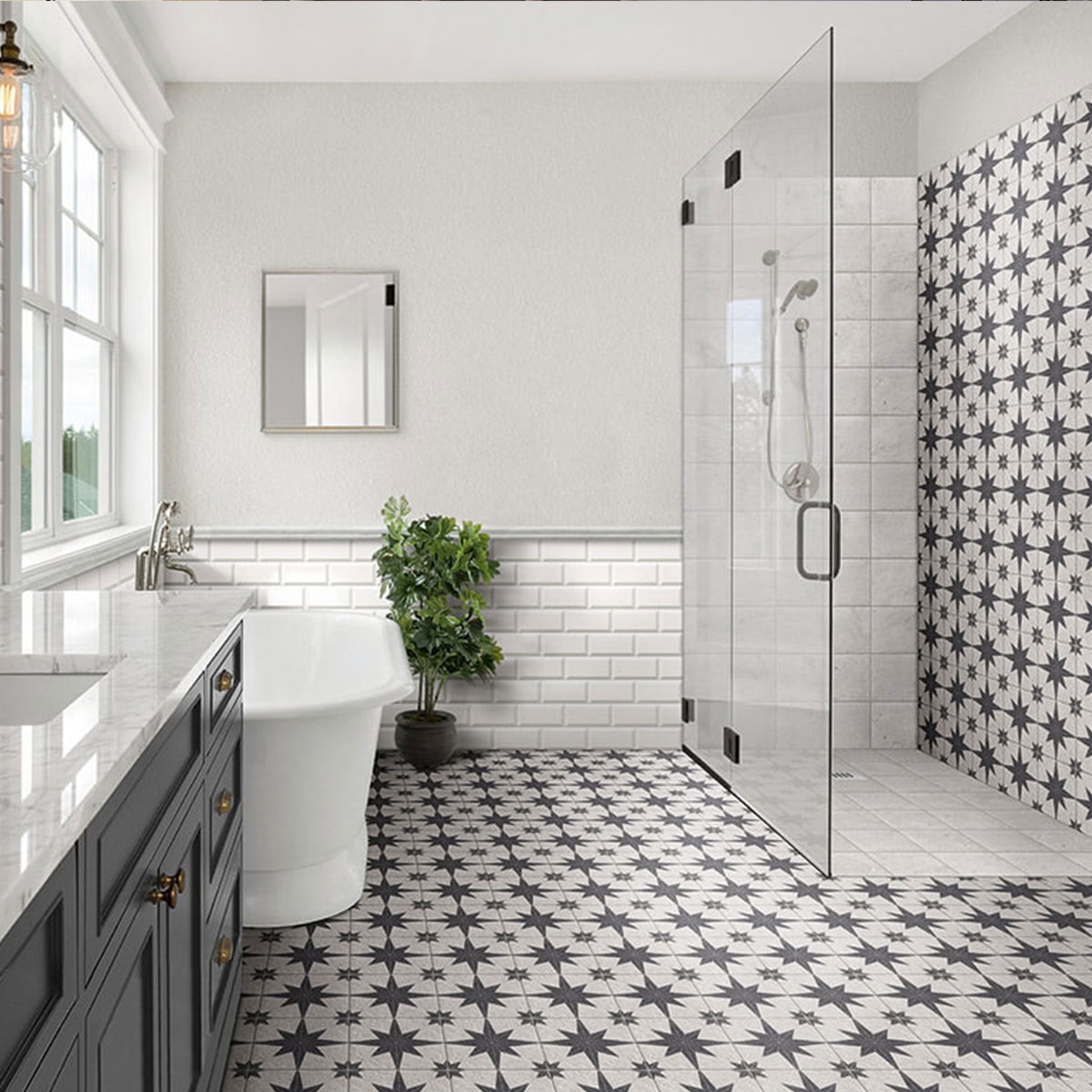 Photo by Compass White 20x20 cm