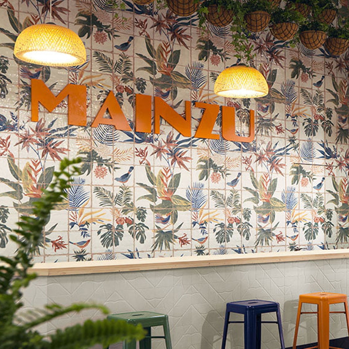 Mainzu - Collection Livourne par Mainzu - Sonate murale 120x120 cm