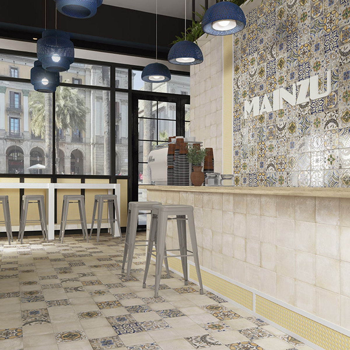 Small format cladding - Maiolica Collection by Mainzu - Maiolica Center 20x20 cm (box 1 m2)