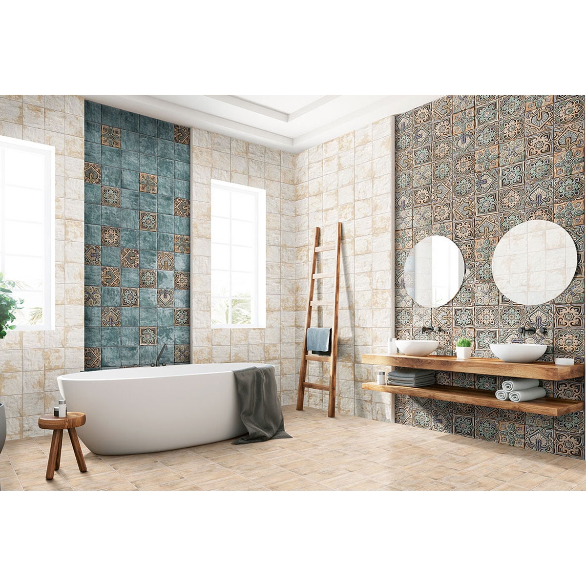 Mandala Green 20x20 cm – Kleinformat-Beschichtung Mainzu