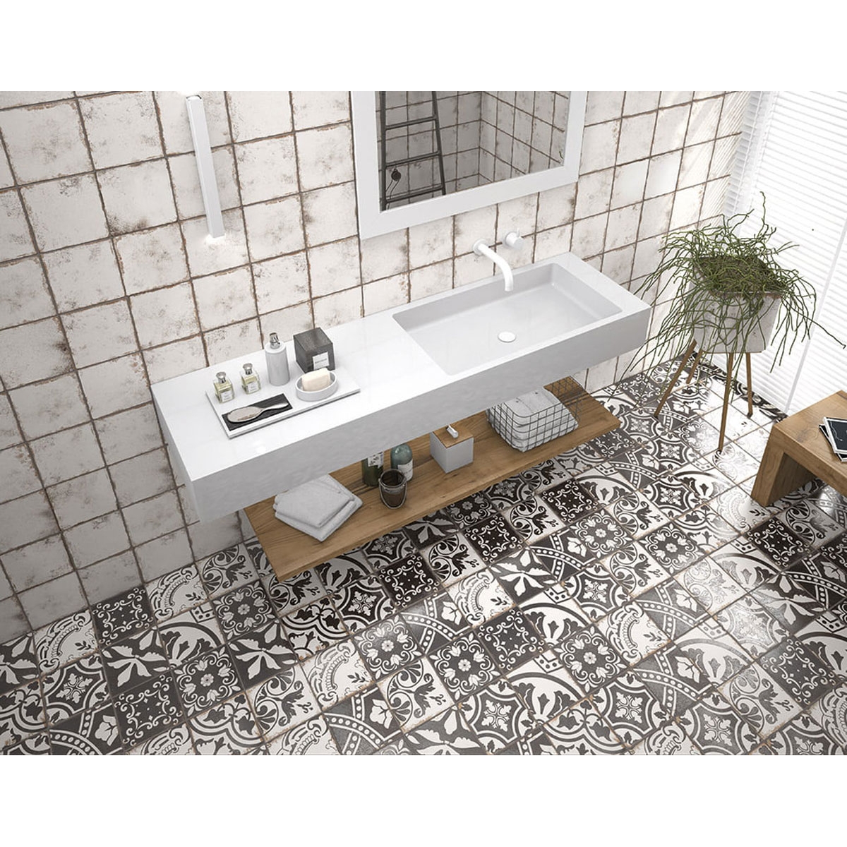 Mainzu - Metallici Collection von Mainzu - Metallici White 20x20 cm