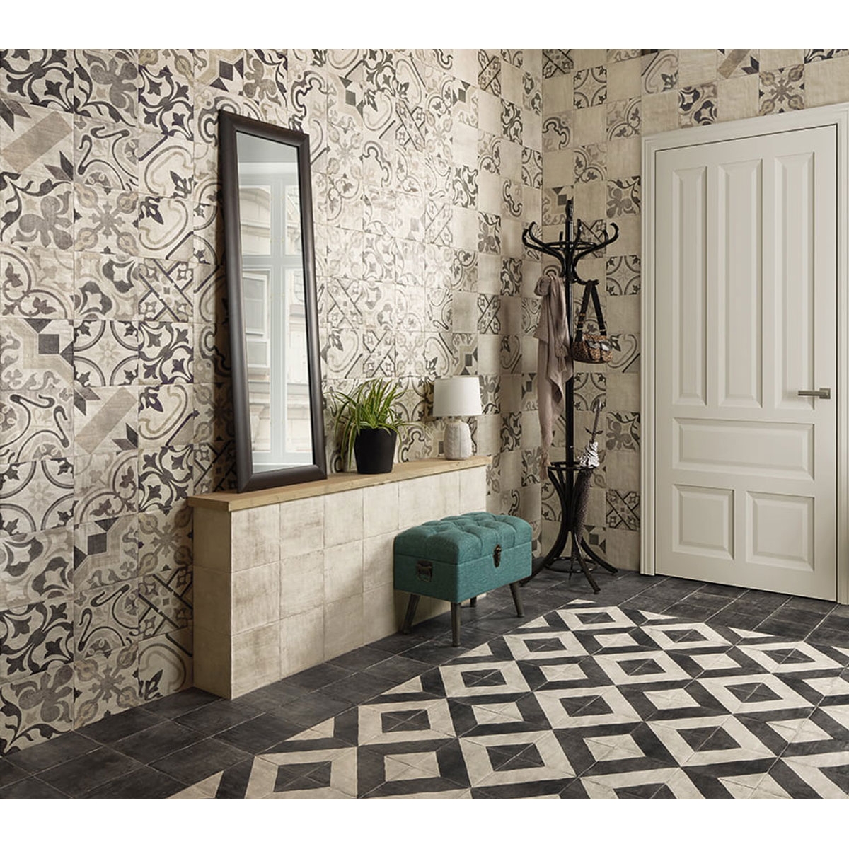 Tuscania White 20x20 cm - Small format coating Mainzu