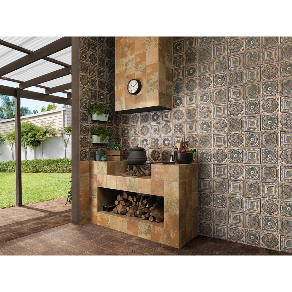 Foto de Tuscania Choco 20x20 cm 