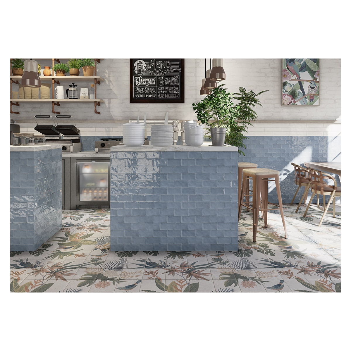 Blu Boulevard 7,5x15 centímetros