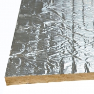 Firerock Panel - Lã de rocha revestida a alumínio (embalagem de 6 m2) - Lã de rocha