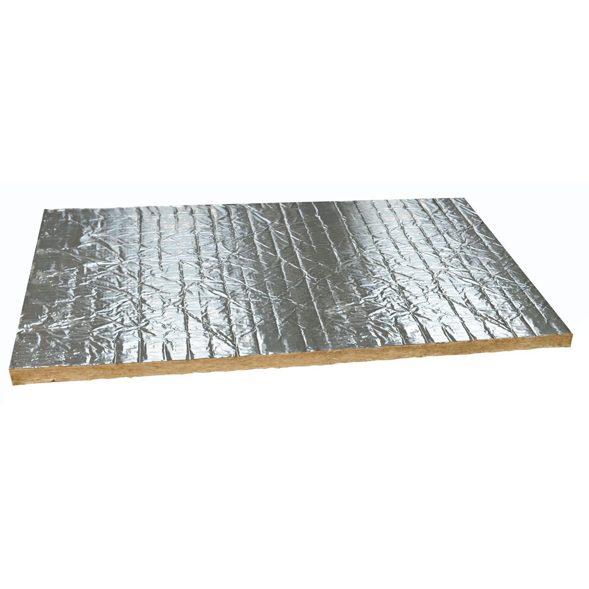 Isolamento térmico Rockwool - Firerock Panel - Lã de rocha revestida a alumínio (embalagem de 6 m2)