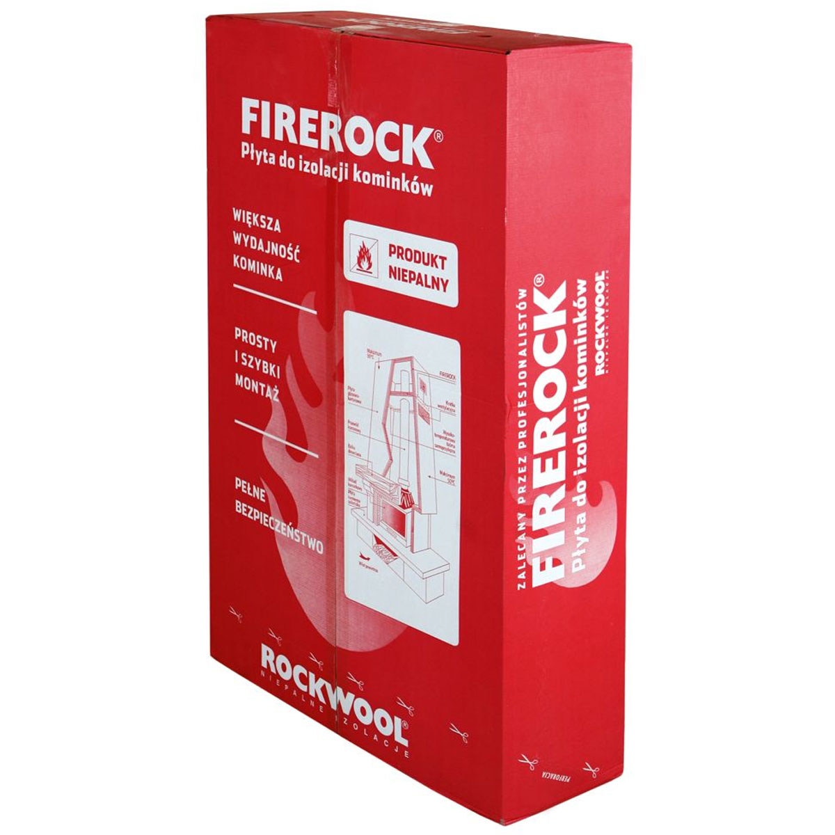 Firerock-Panel – Aluminiumbeschichtete Steinwolle