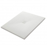 Plato de ducha rectangular 100x80 Coliseo Stone Nox Blanco - McBath
