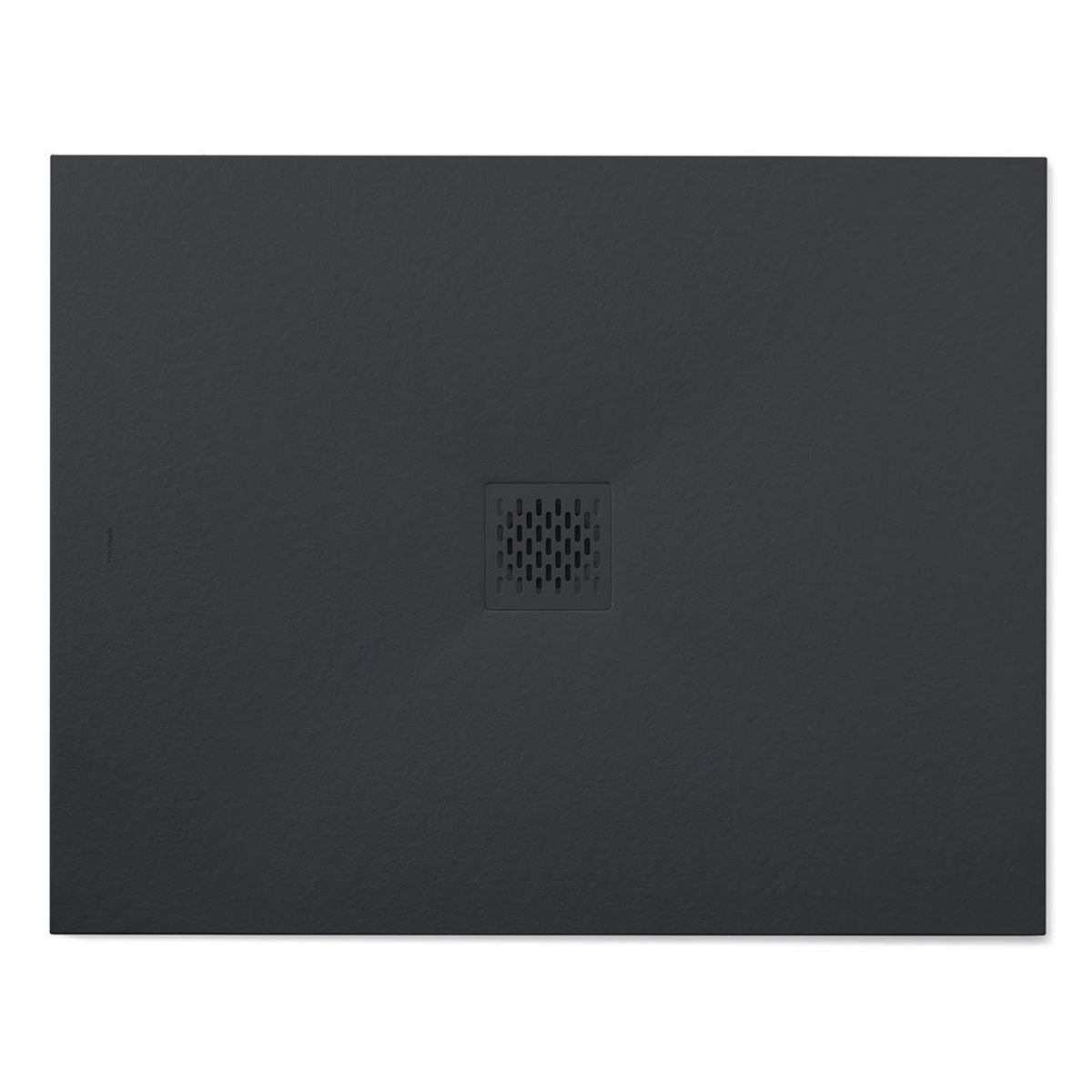 Resin Shower Trays - 100 x 80 cm Resin Shower Tray - Rectangular Shower Tray 100x80 Coliseo Stone Nox Grafit