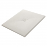 Plato de ducha rectangular 100x80 Coliseo Stone Nox Marfil - McBath