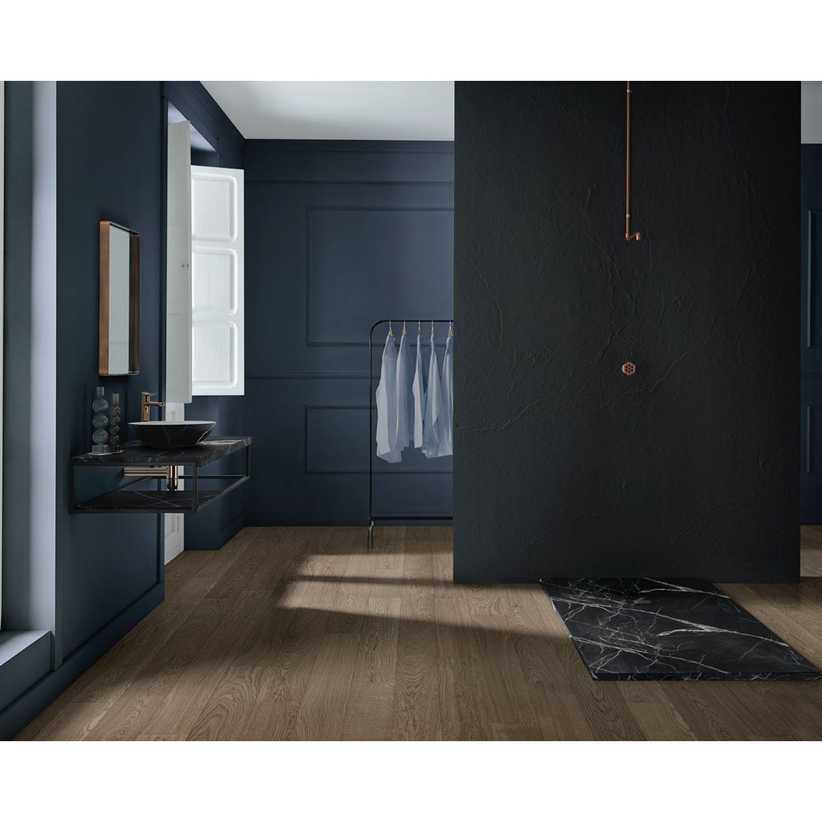 Plato de ducha rectangular 100x80 Mirage Marquina Negro - Platos de Ducha de Resina McBath