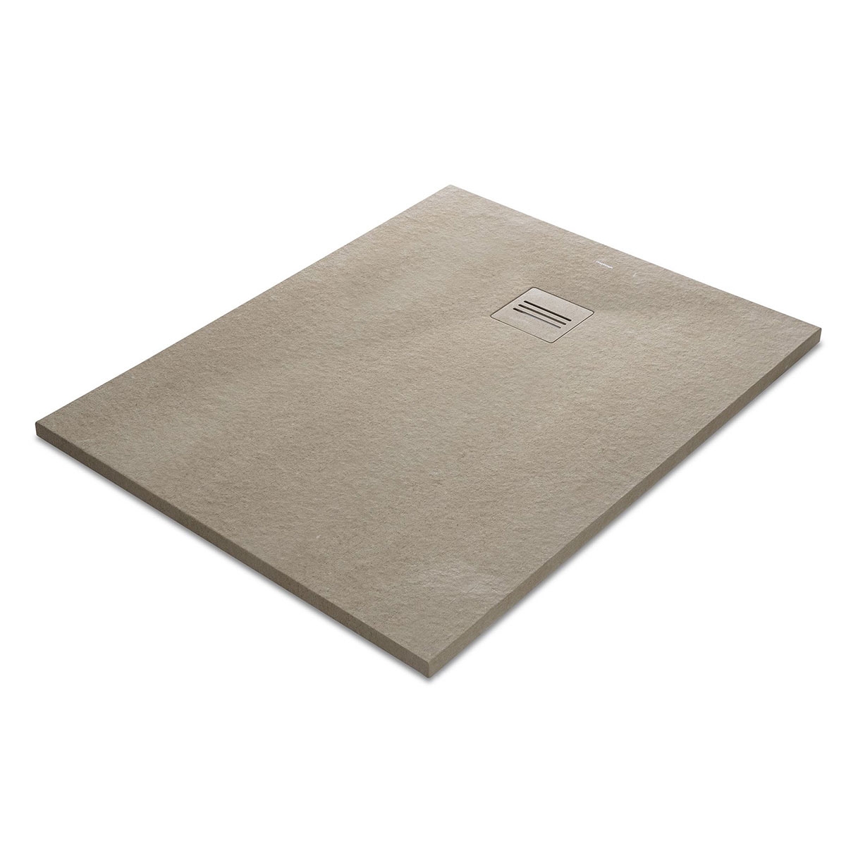 Plato de ducha rectangular 100x80 Mirage Travertino Beige - McBath