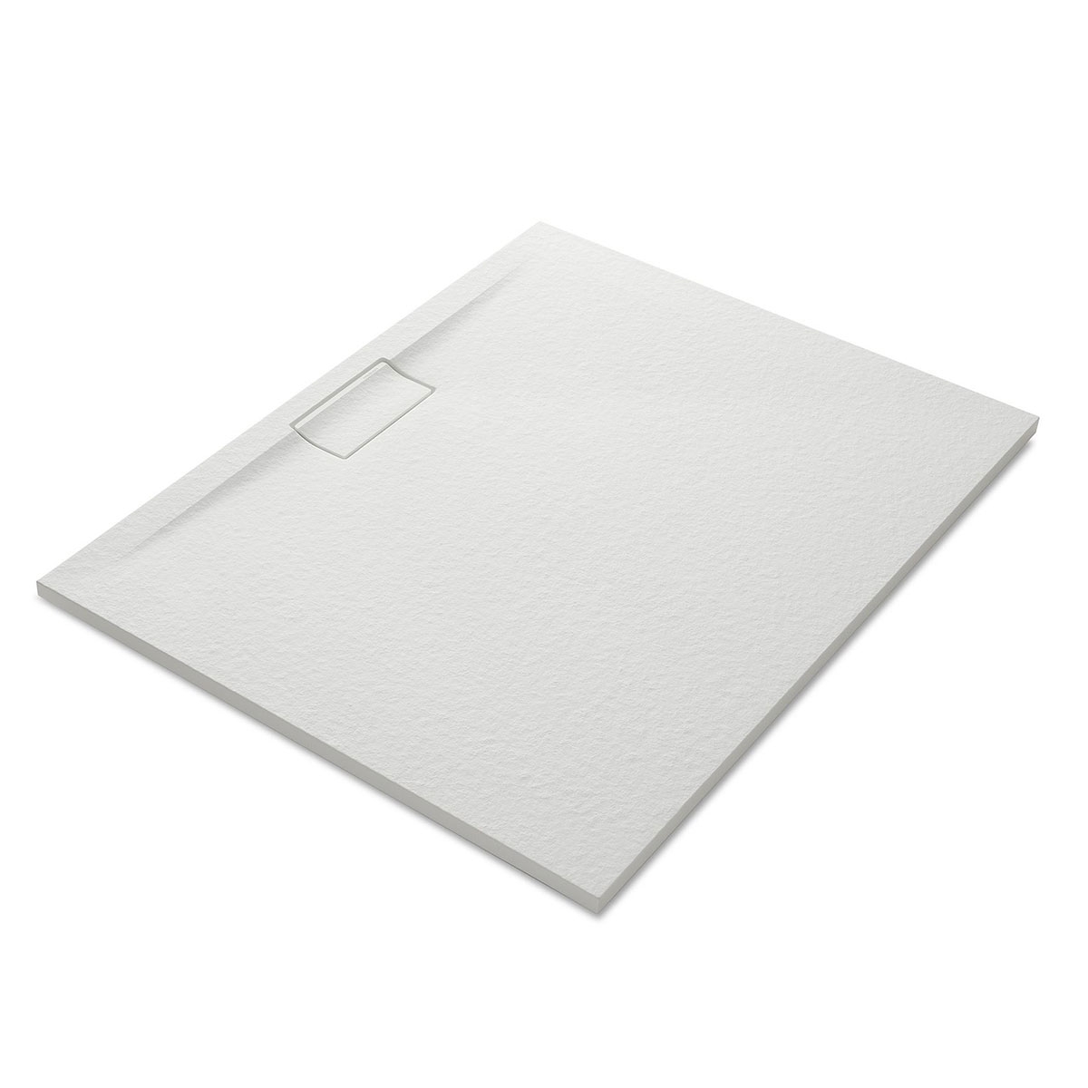 Receveur de douche rectangulaire 100x80 Nova Stone Cover Blanc - McBath