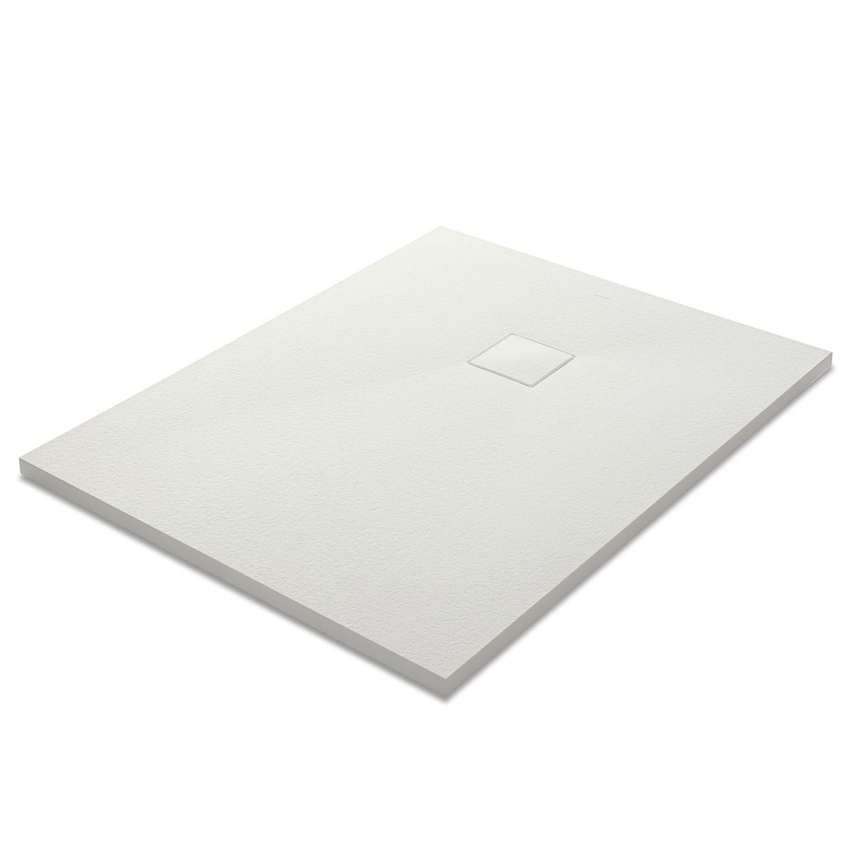 Plato de ducha rectangular 100x80 Zeus Vulcano Blanco - McBath
