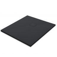 Receveur de douche rectangulaire Zeus Vulcano Graphite 100x80 - McBath