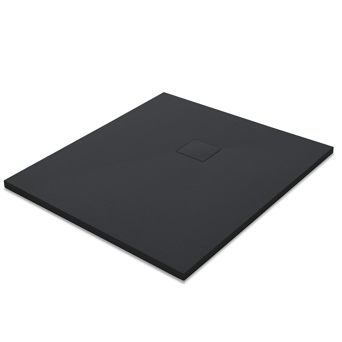 Zeus Vulcano Graphite 100x80 rechteckige Duschwanne – McBath