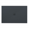 Bases de duche de resina - Base de duche de resina 120 x 80 cm - Base de duche retangular 120x80 Coliseo Stone Nox Antrac