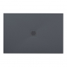 McBath - Resin Shower Tray 120 x 80 cm - Rectangular shower tray 120x80 Coliseo Stone Nox Basalt