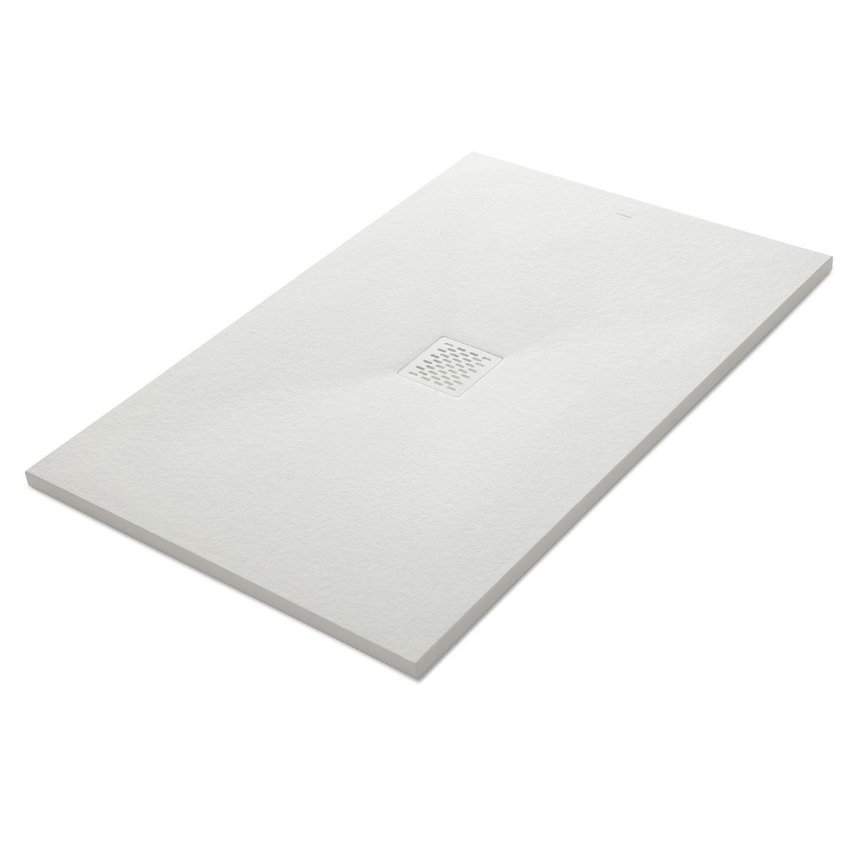 Base de duche retangular 120x80 Coliseo Stone Nox Branco - McBath