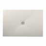 Bases de duche de resina - Base de duche de resina 120 x 80 cm - Base de duche retangular 120x80 Coliseo Stone Nox Beige